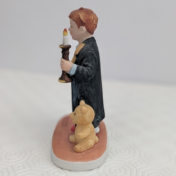 1982 Vintage Norman Rockwell "Looking For Santa" Porcelain Figurine - Picture 3 of 6